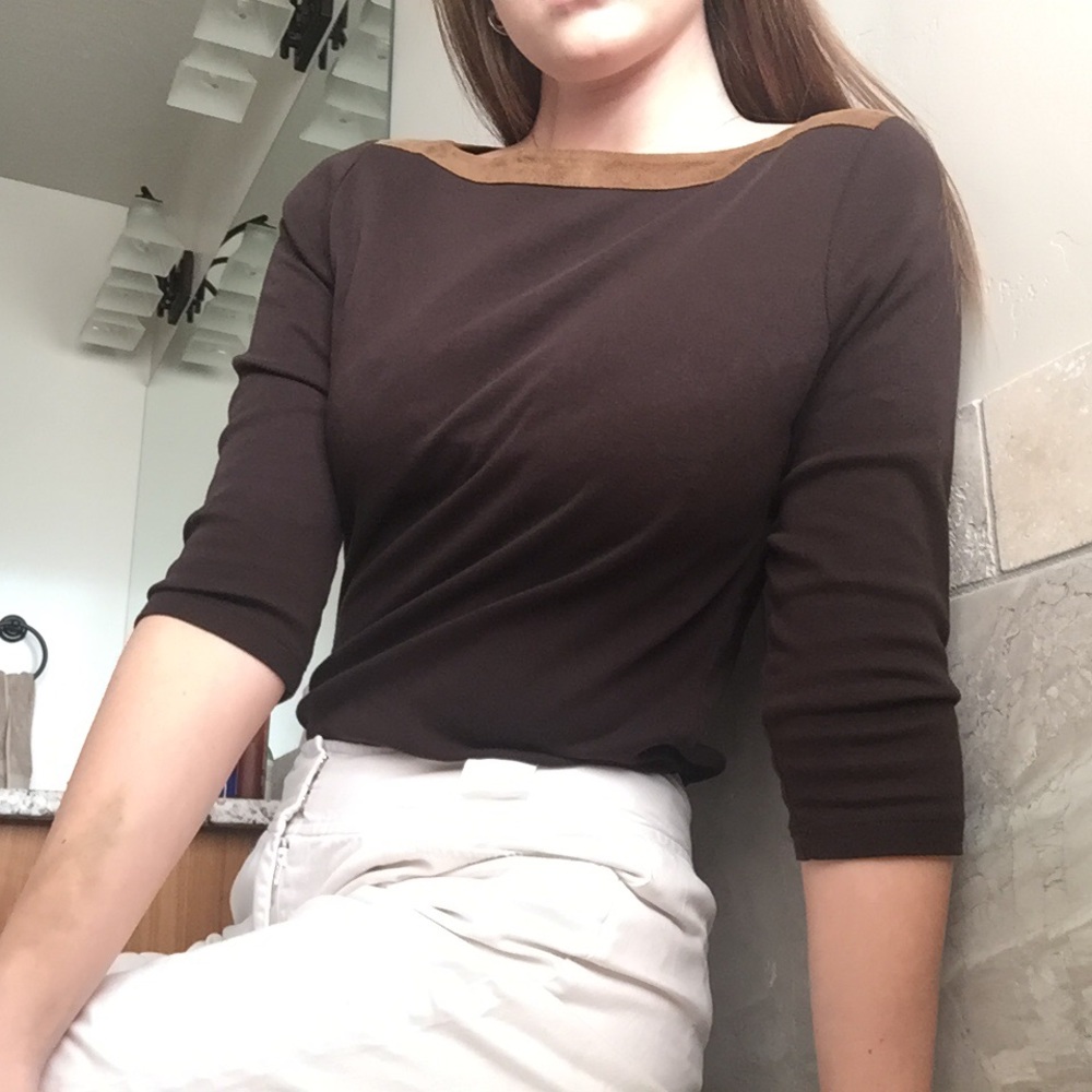 Brown Ralph Lauren Top🖤
